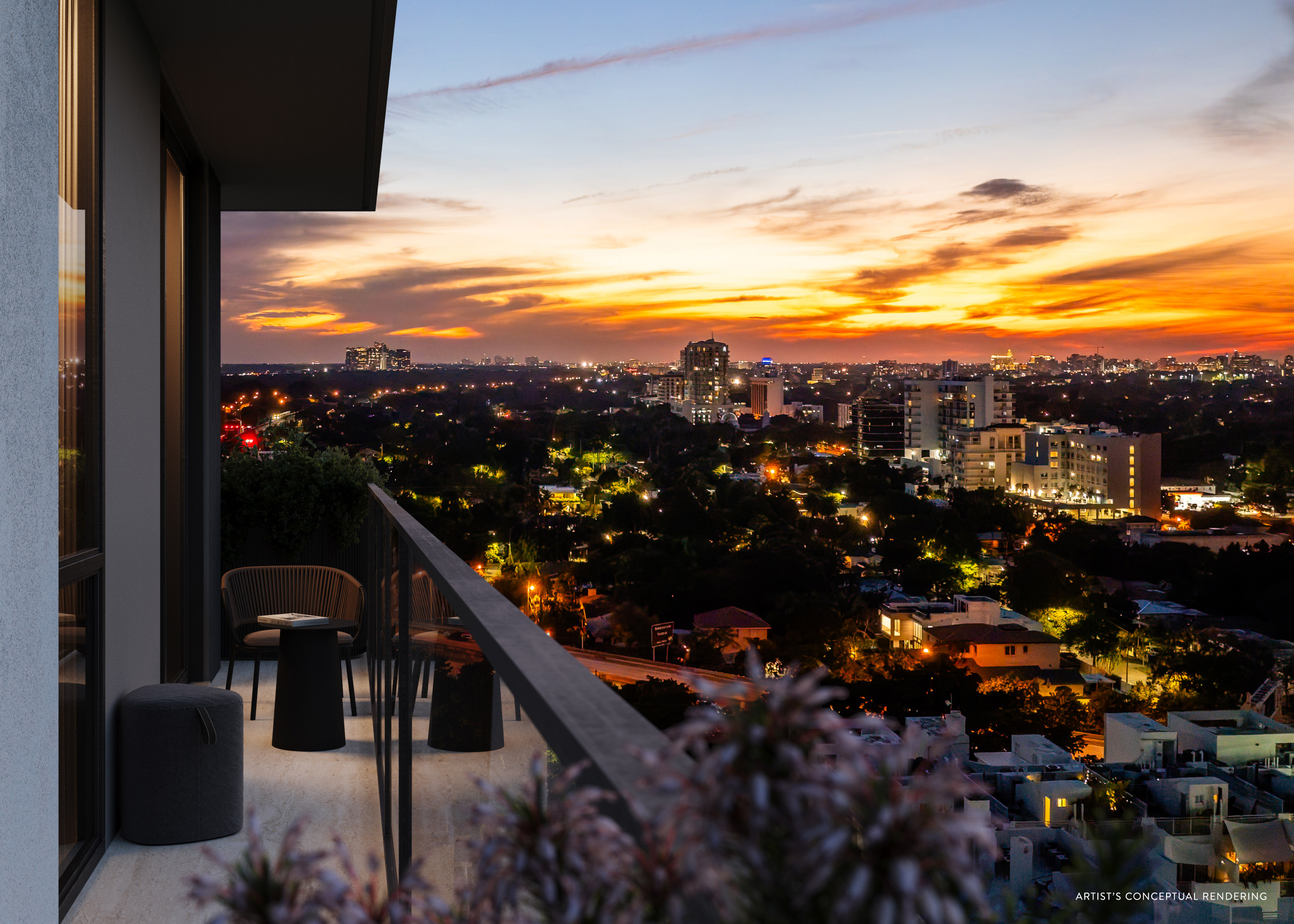 Balcony West View